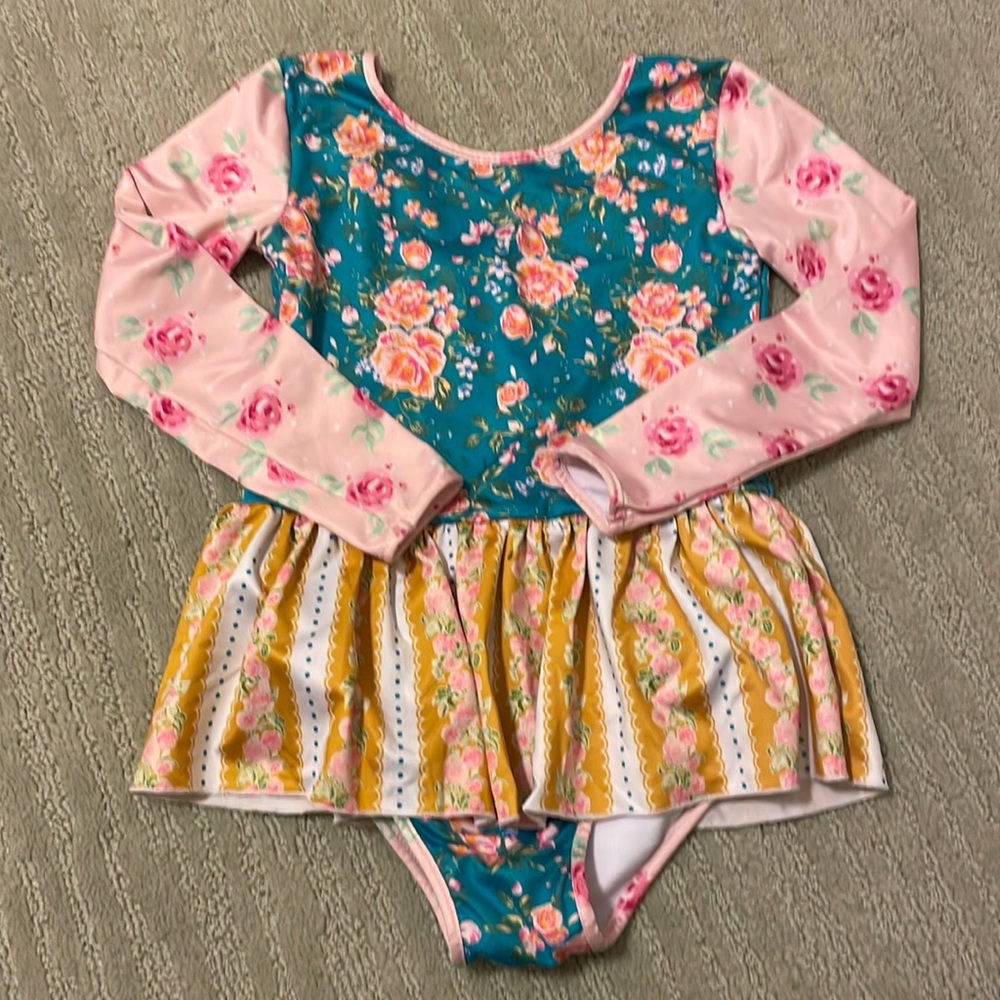 Sweet Honey Floral Leotard